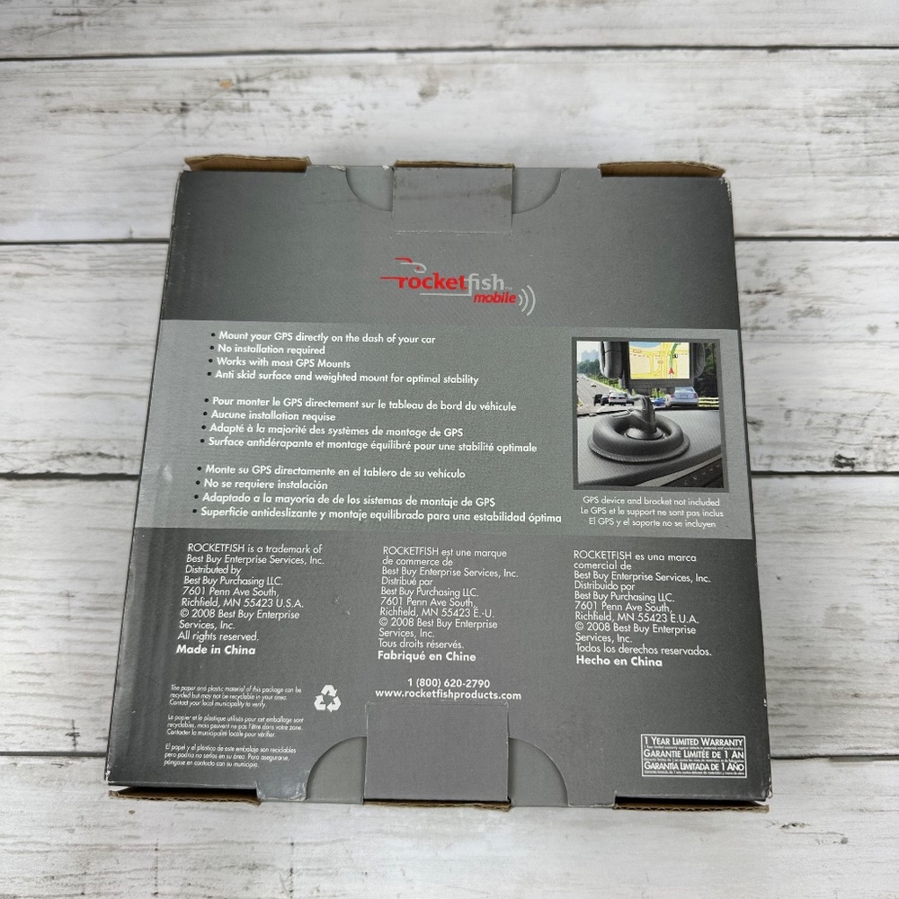 Rocket Fish Mobile Universal‎ GPS or Dash Camera Mount #RF-DHMNT open Box - Picture 4 of 5